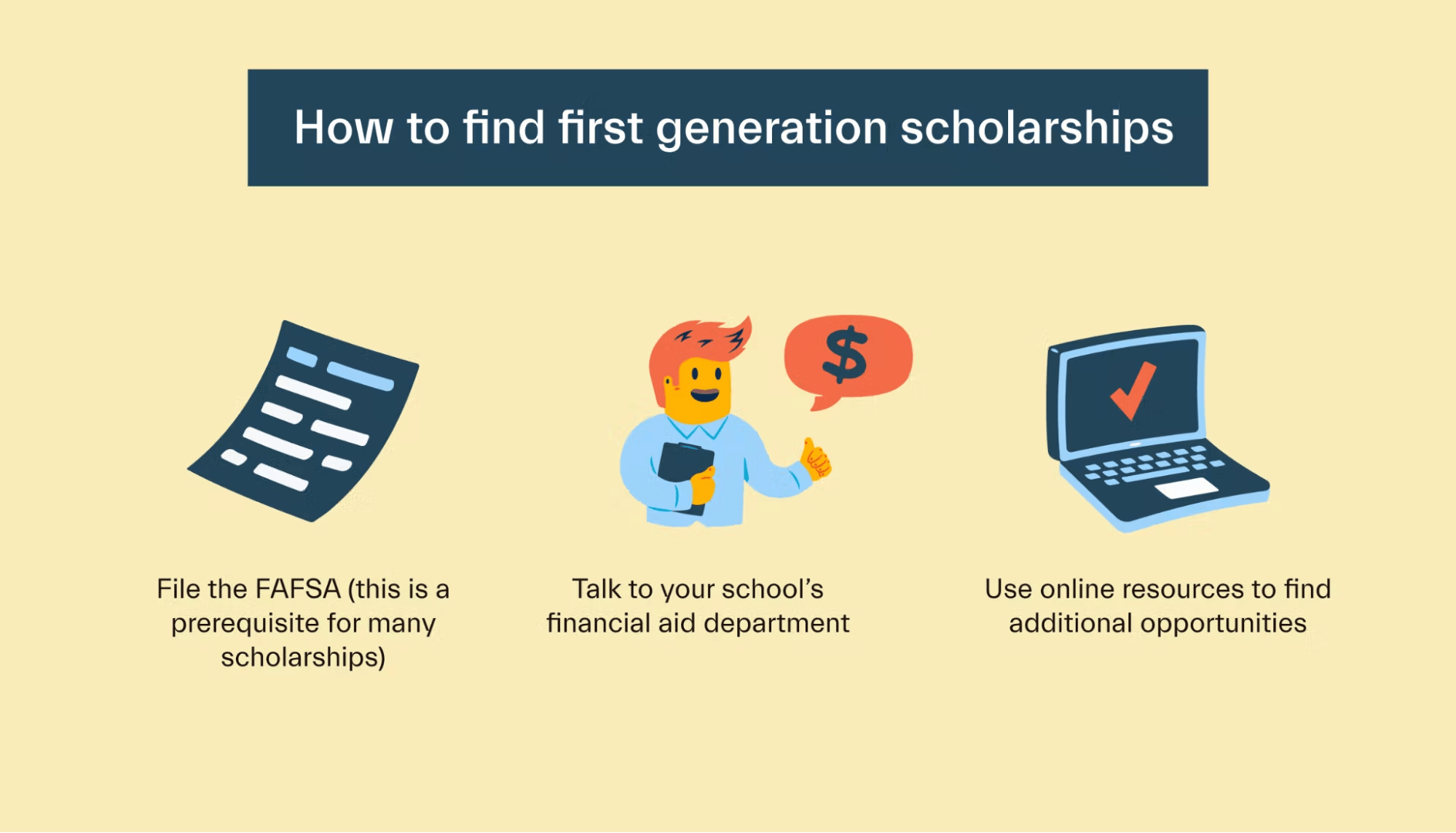 Finding First Generation Scholarships