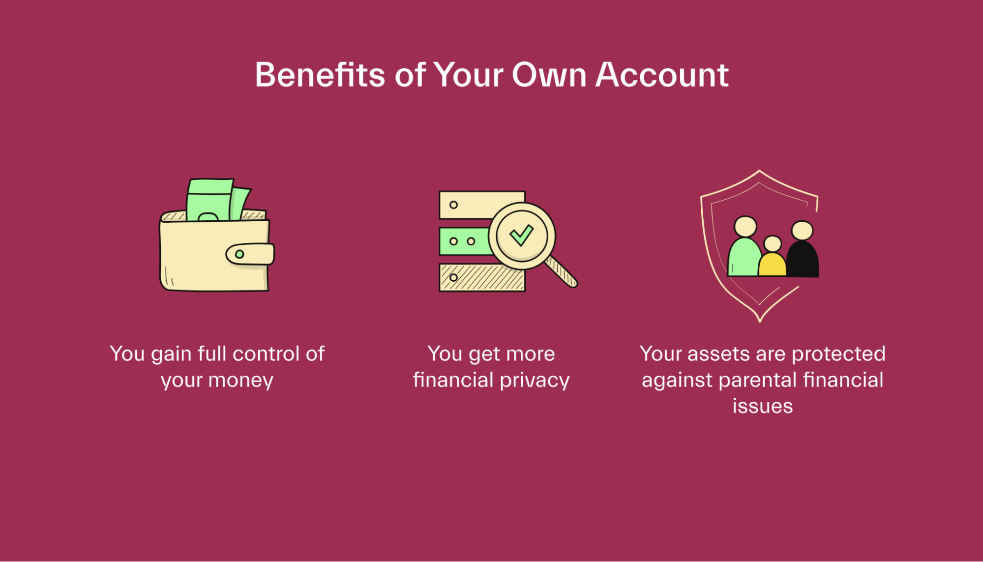 Benefits Of Your Own Account