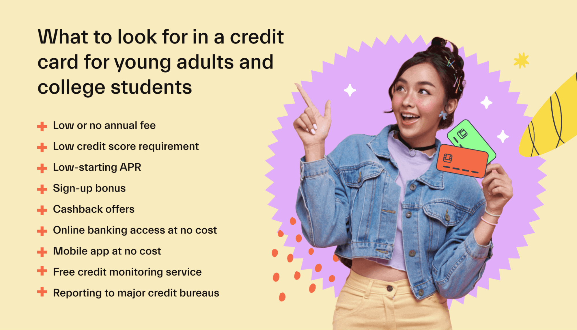 What to Look For in a Credit Card For Young Adults and College Students