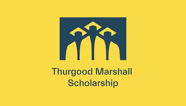 Logo of Thurgood Marshall scholarship