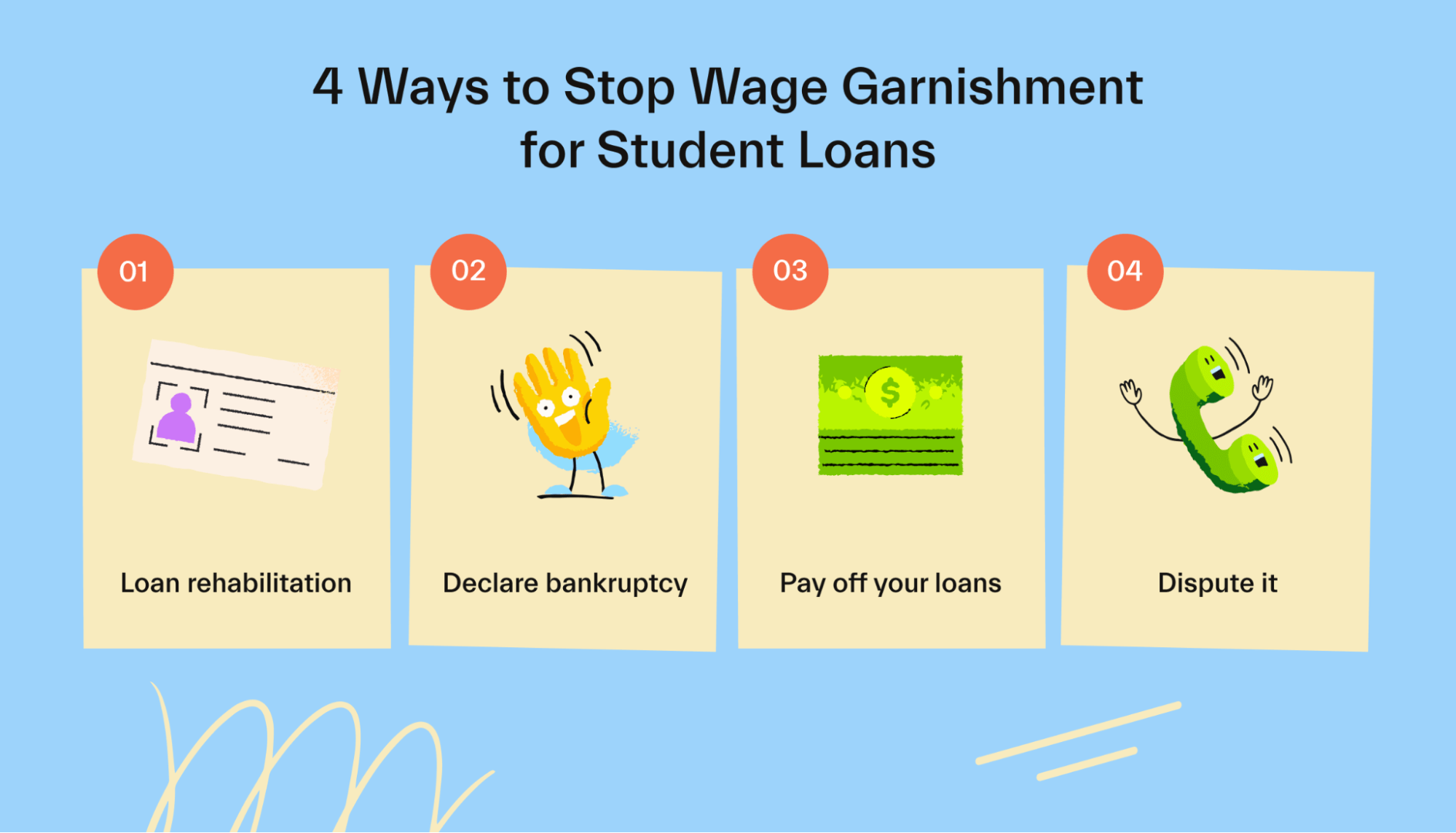 4 ways to stop student loan wage garnishment