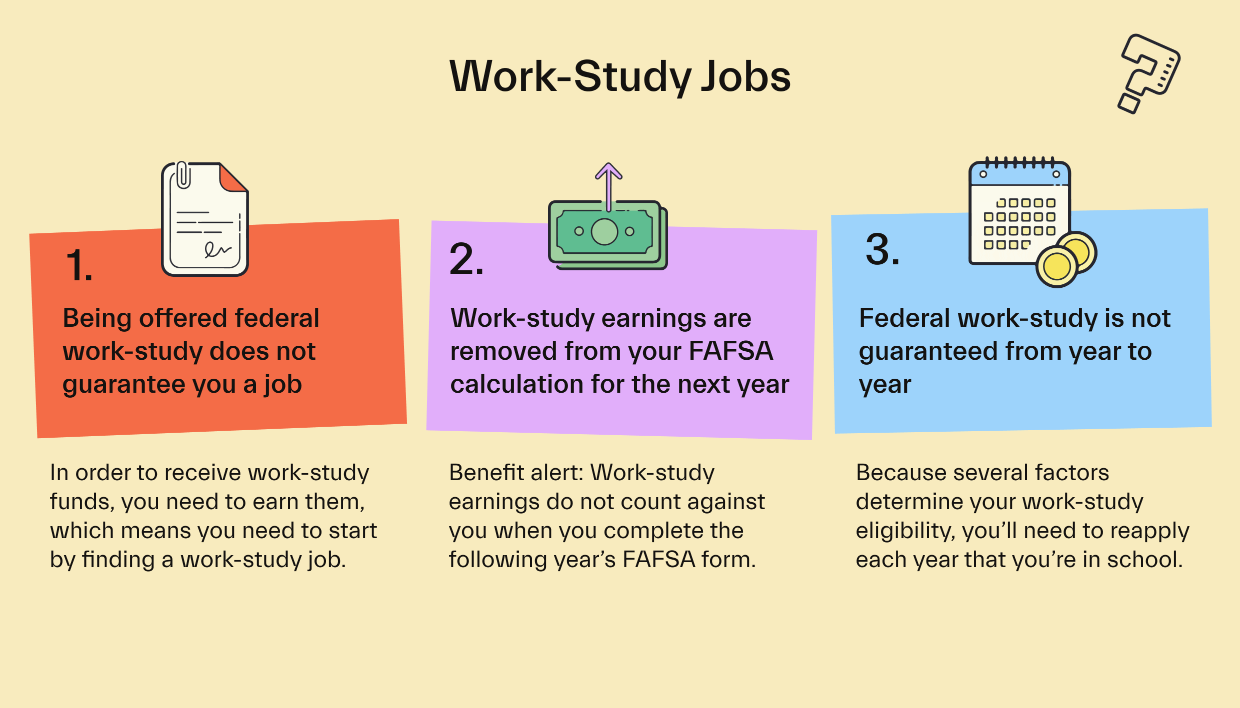 Work study jobs