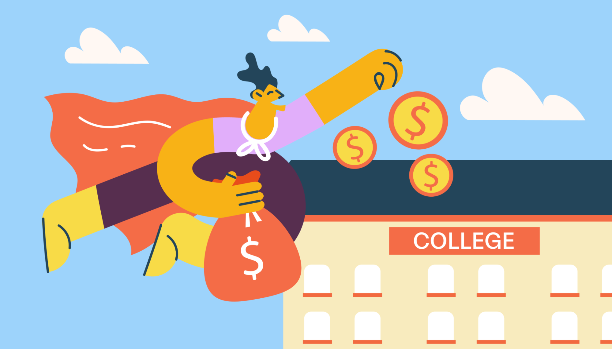 Superhero removing student loans
