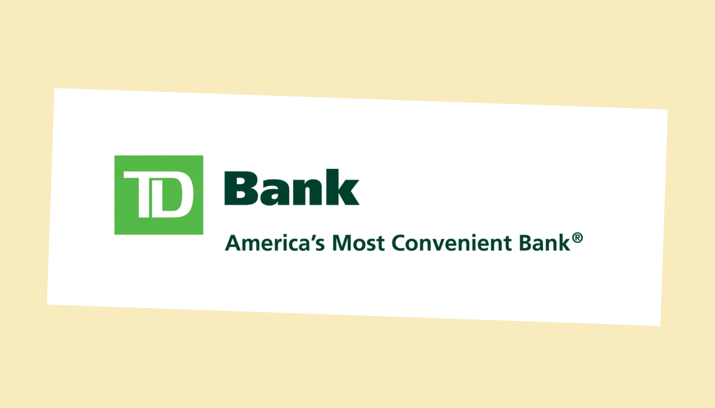 TD Bank Convenience Checking