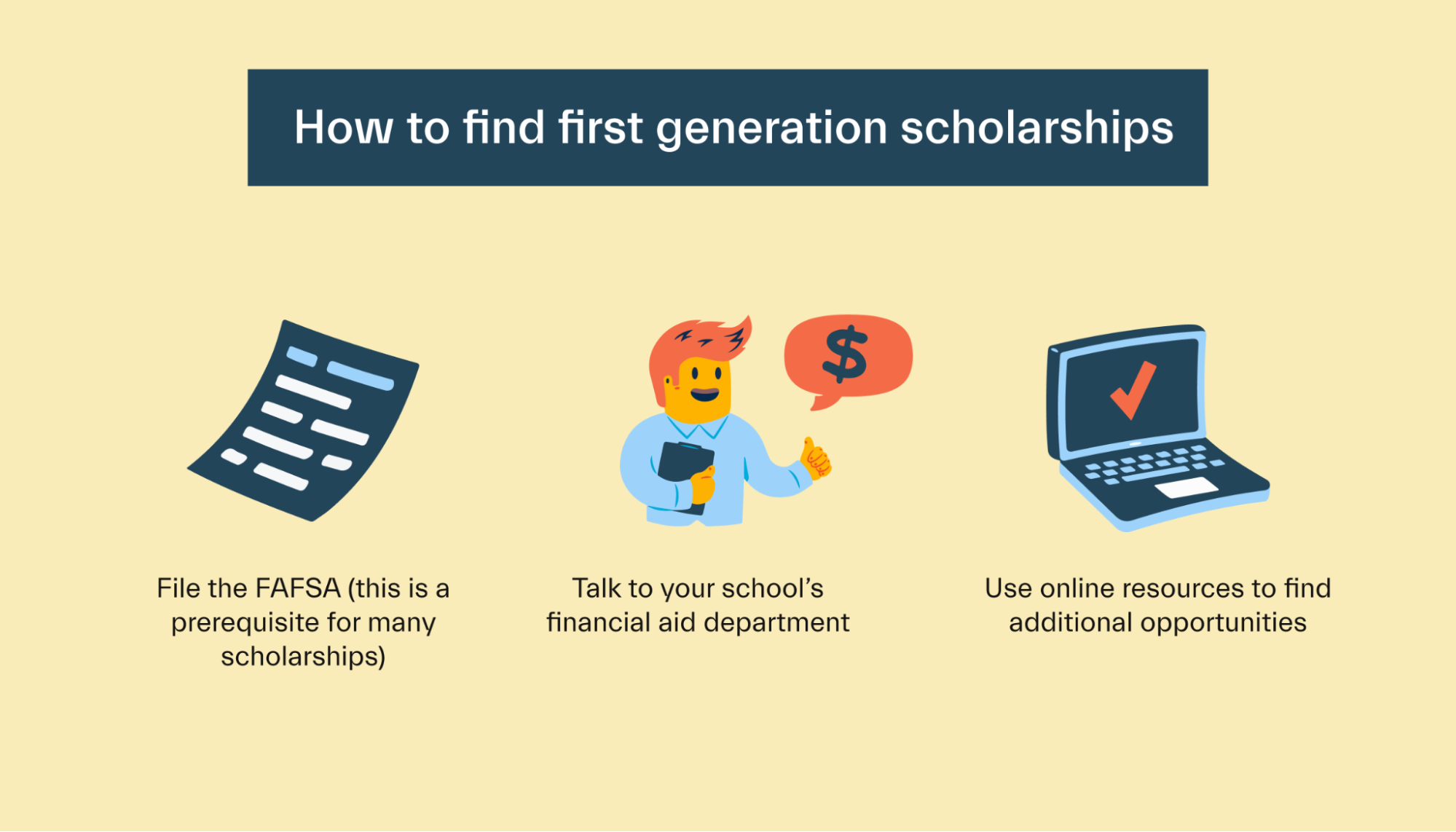 How to find first generation scholarships