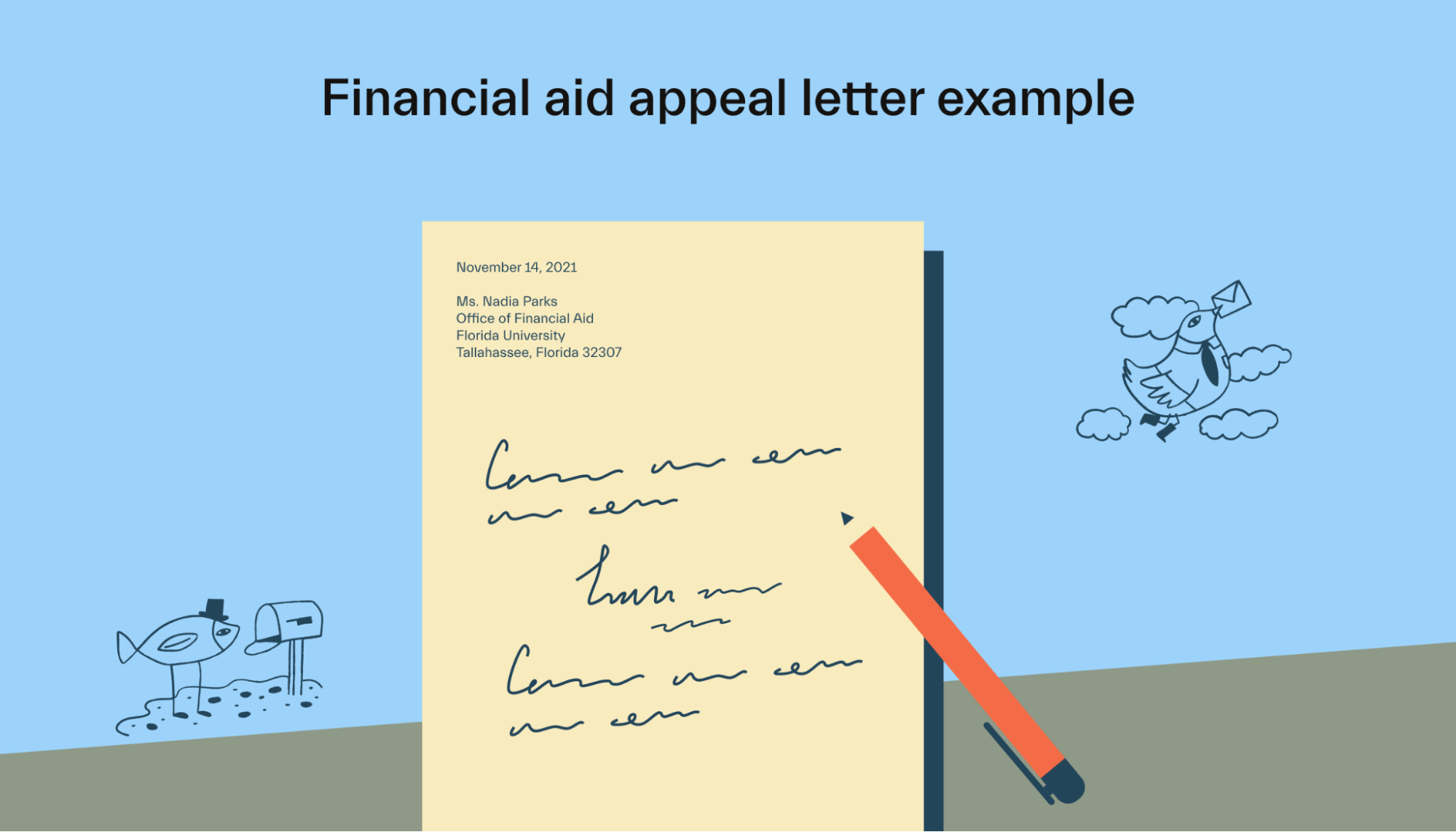 Financial aid appeal letter example