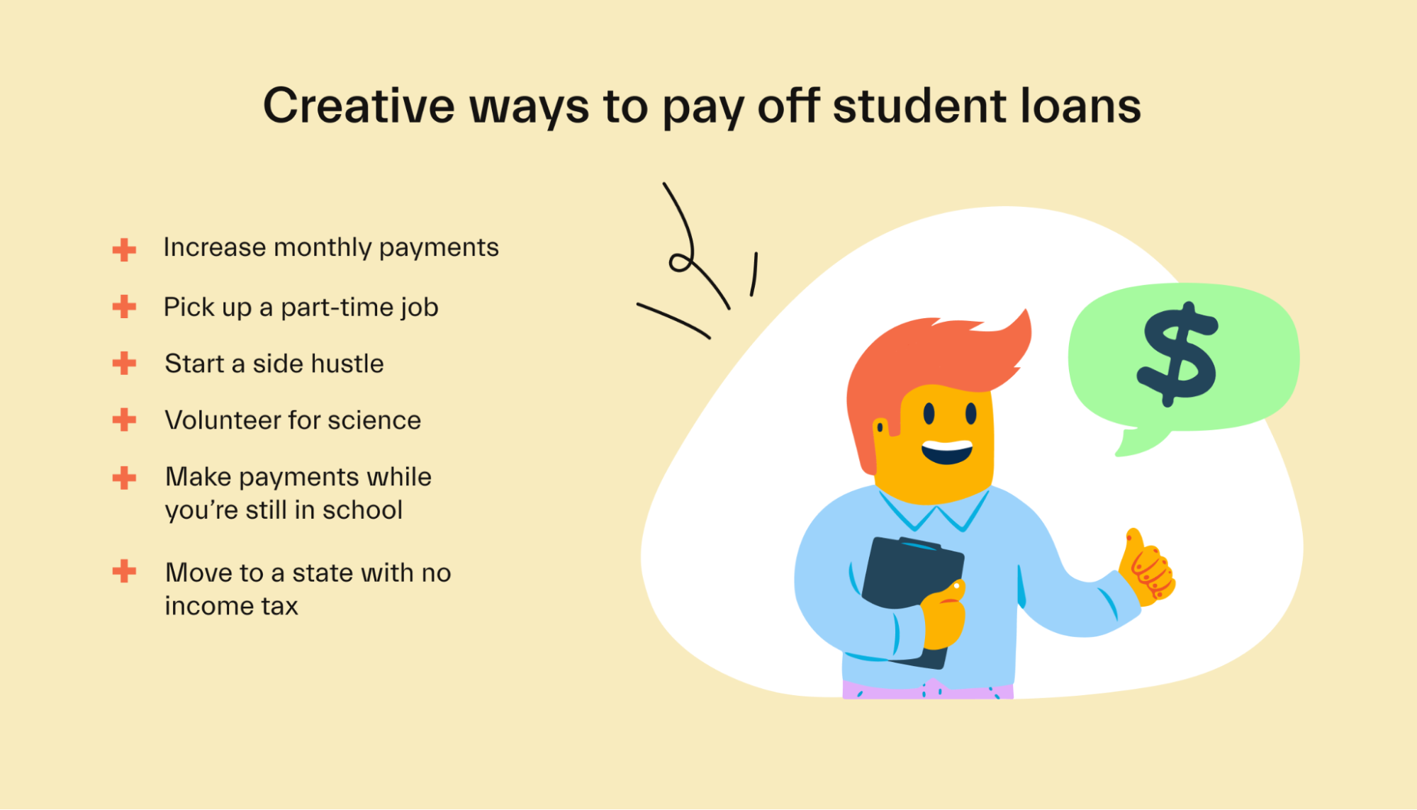 Creative ways to pay off student loans