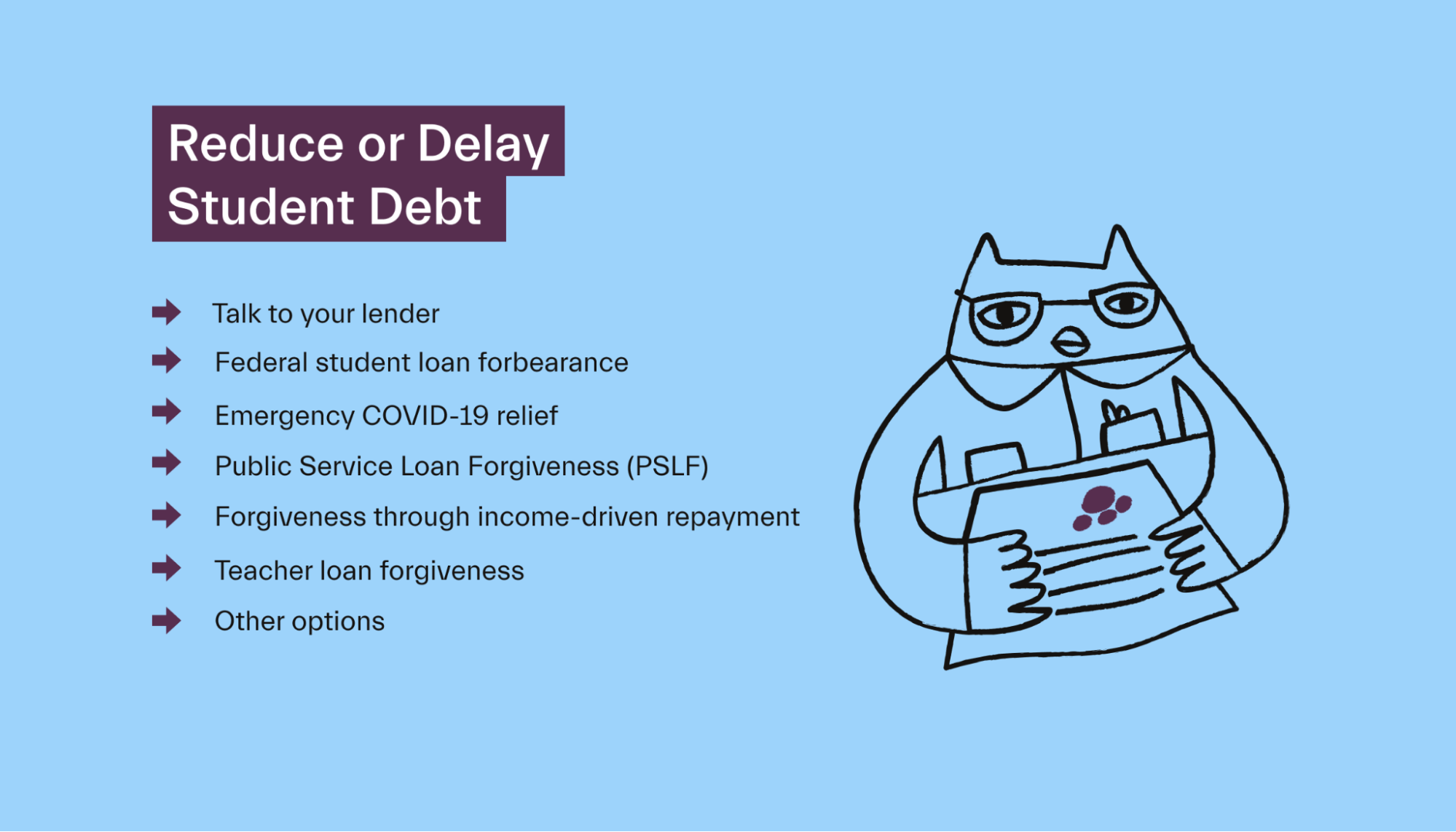 Reduce or Delay Student Debt
